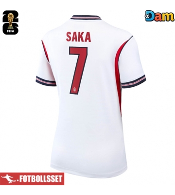 England Bukayo Saka #7 Hemmatröja Dam VM 2026 Kortärmad
